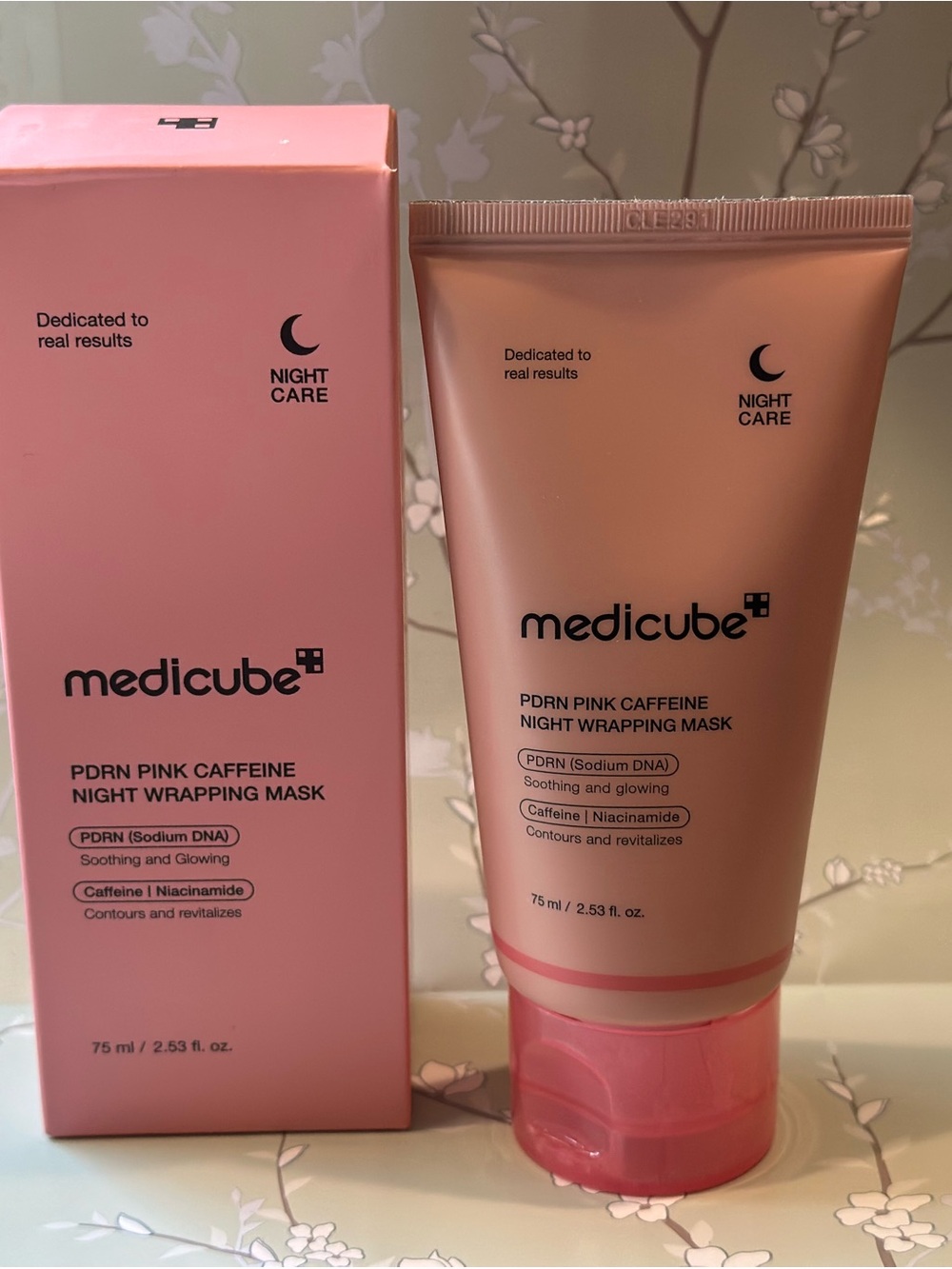 PDRN Pink Caffeine Night Wrapping Mask — 75ml exp 1/2029